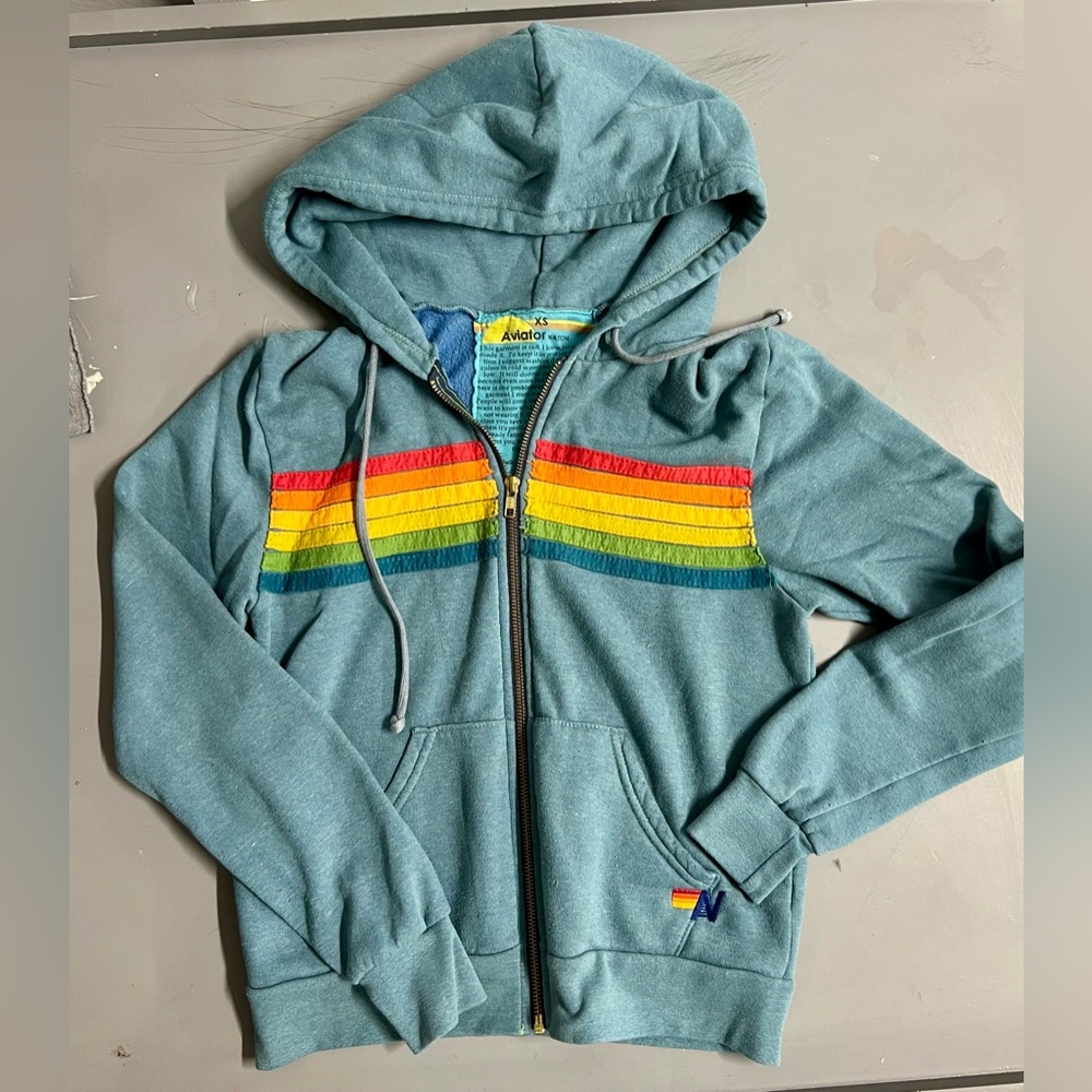 Aviator Nation zip hoodie